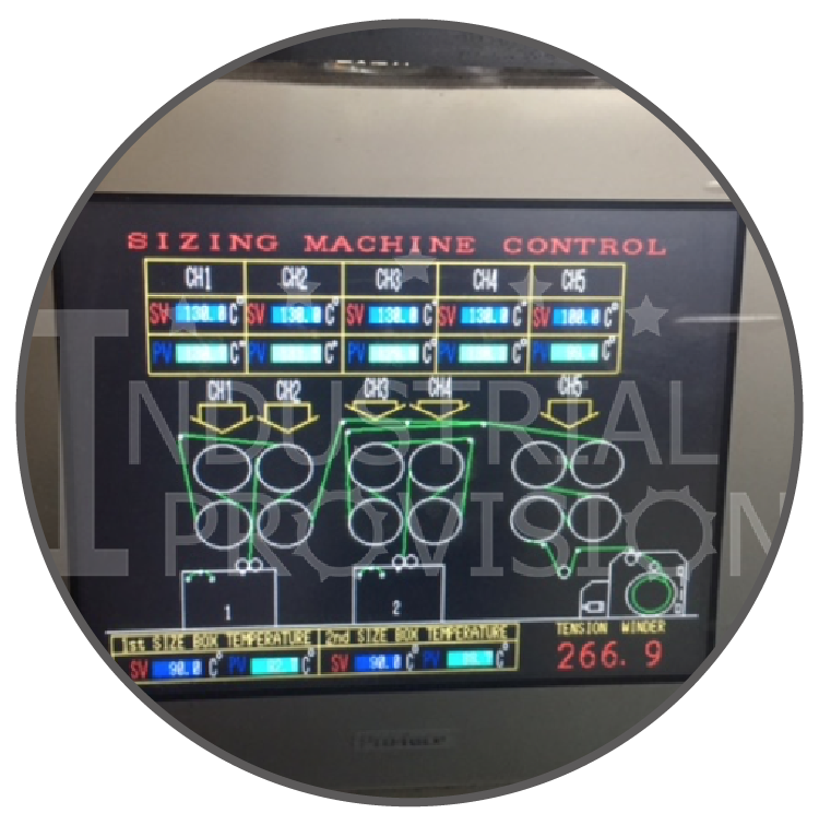 Sizing Machine Control Panel (Inverter, PLC & HMI Modification)