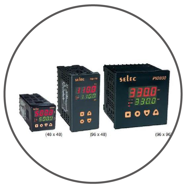 Temperature Controller (PID Controllers) : PID500 / PID110 / PID330  (48 x 48, 96 x 48, 96 x 96)